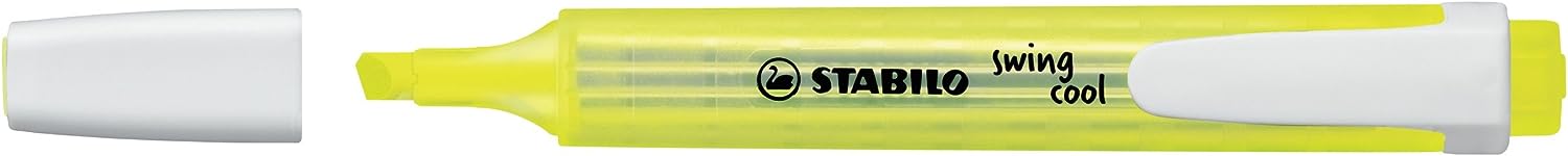 Highlighter - STABILO Swing Cool - Pack of 10 - Yellow