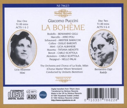 Giacomo Puccini: La Boheme