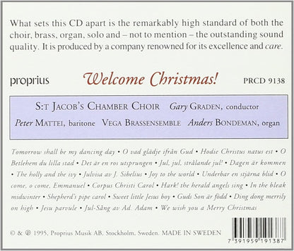 Welcome Christmas (Graden, St. Jacob's Cc, Mattei)