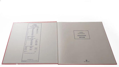 Collins Debden Ltd 061365 150 Series Cathedral Analysis Book, 24 Cash Columns, 297 x 315 mm, 96 Pages, Red