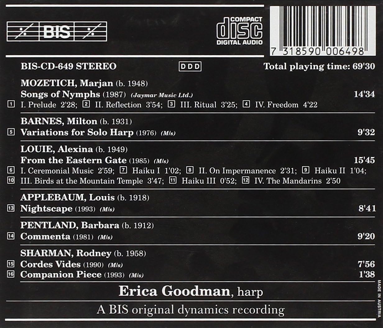 Canadian Harp Music (Goodman)