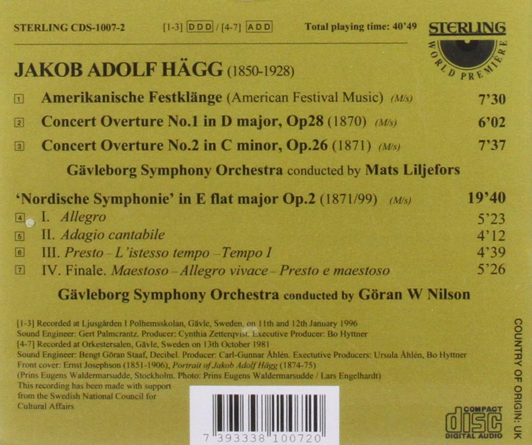 Symphony (Gavleborg So, Mats Liljefors, Goran W Nilson)