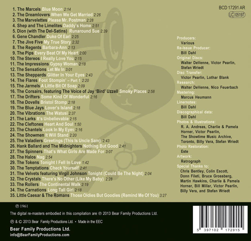Street Corner Symphonies - The Complete Story Of Doo Wop: Volume 13 - 1961