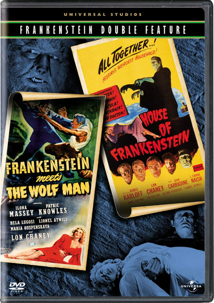Frankenstein Meets the Wolf Man / House of Frankenstein (Universal Studios Frankenstein Double Feature)