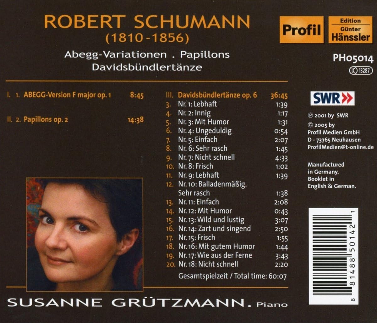 Abegg Variations, Papillons (Grutzmann)