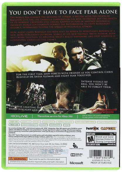 Resident Evil 5 - Xbox 360 Xbox 360 Standard