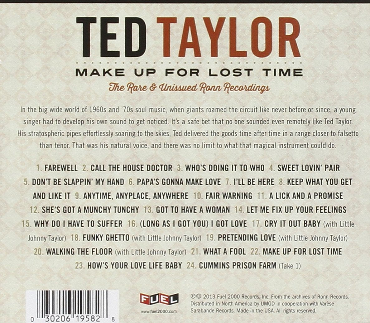Ted Taylor-Make Up For Lost Time