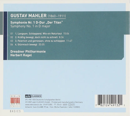 Symphony No. 1 in D Major (Dresdner Phil.)