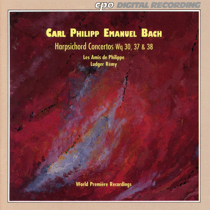 Harpsichord Concertos Wq30 & 37 (Remy, Les Amis De Philippe)