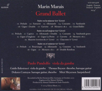 3 Suiten Fuer Viola Da Gamba - Grand Ballet