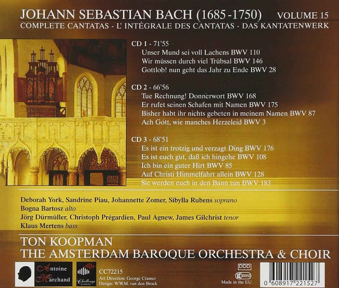 Cantatas Vol. 15 (Koopman, Amsterdam Baroque Orchestra)