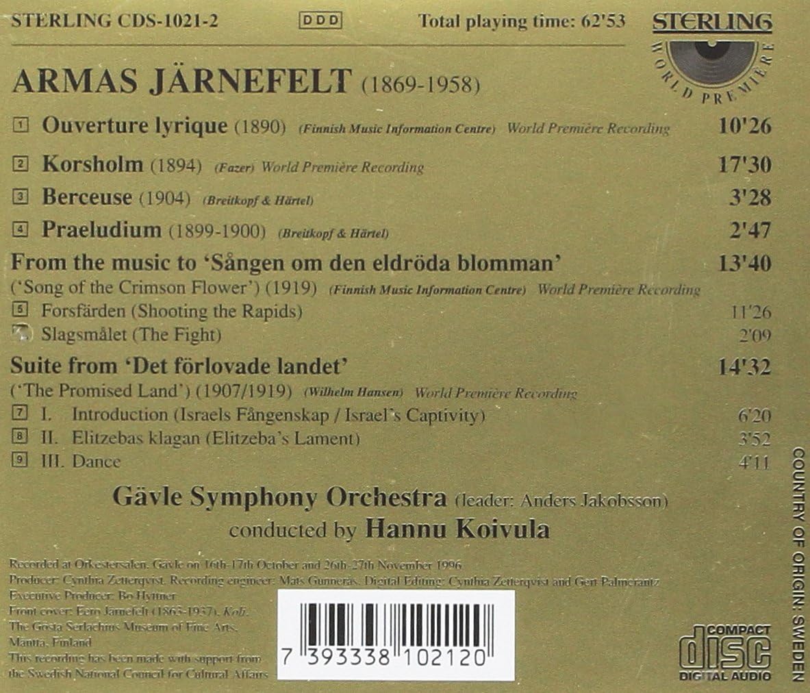 Orchestral Works (Gavle So, Hannu Koivula)