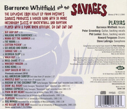 Barrence Whitfield And The Savages: Plus 10 more for the pot