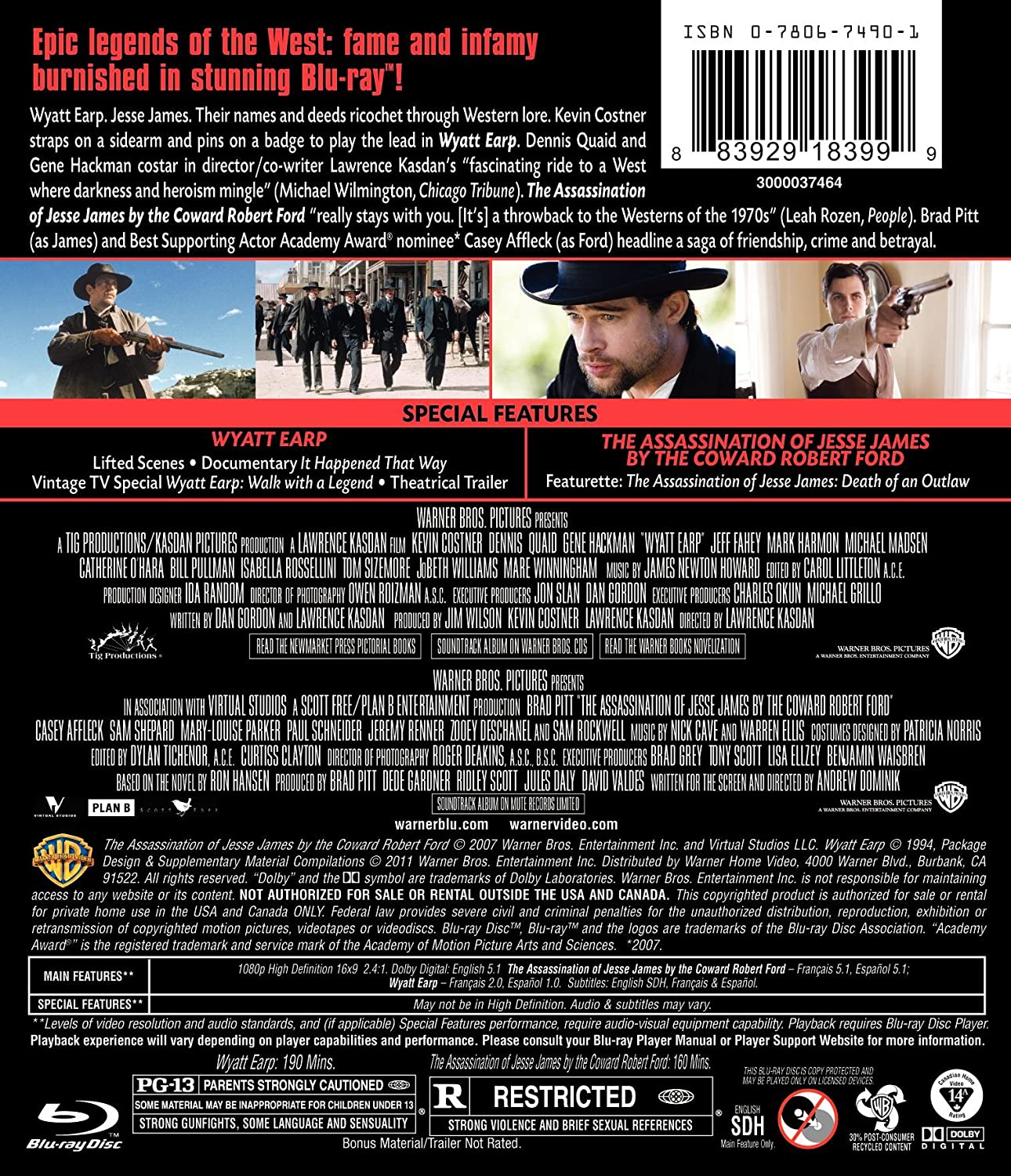 Wyatt Earp / The Assassination of Jesse James by the Coward Robert Ford