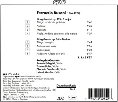 String Quartets (Pellegrini Quartet)