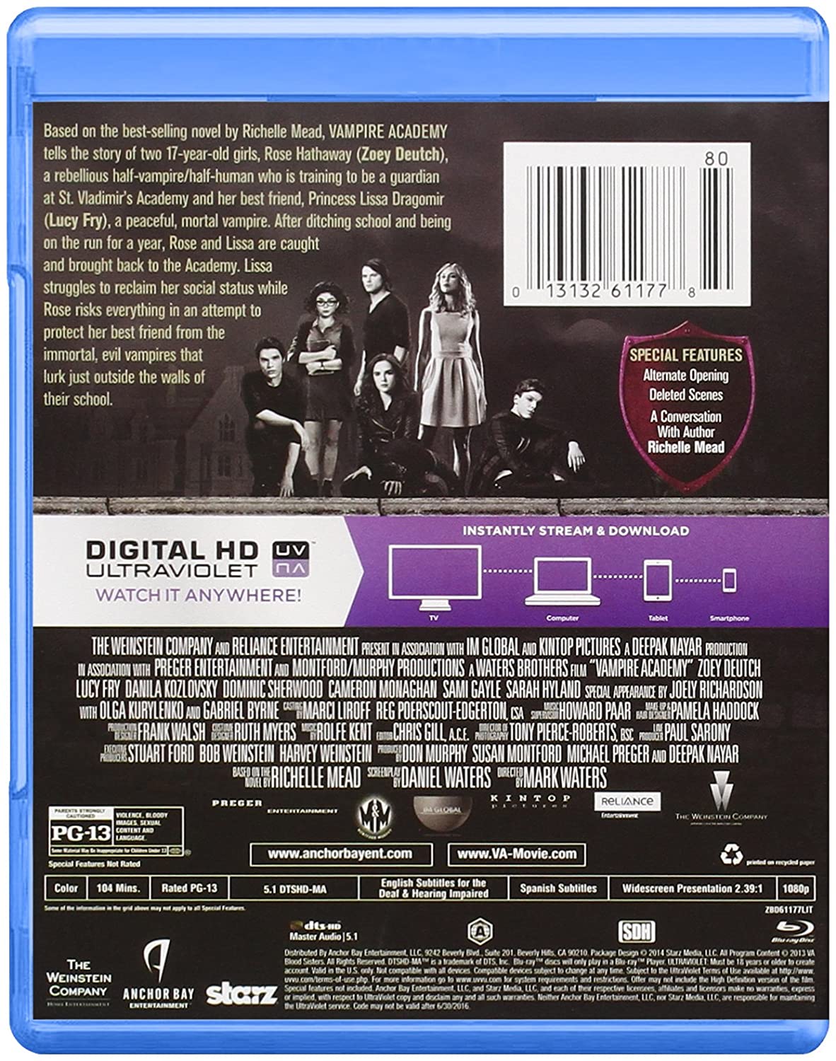 Vampire Academy (Blu-ray + Digital HD)