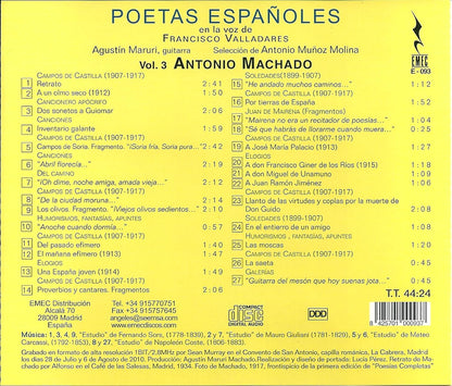 Poetas Españoles Antonio Machado - Volumen 3
