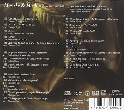 VARIOUS:MUSICKE & MIRTH