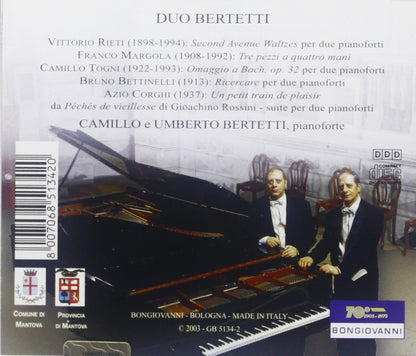 Italian 20th Century Music for Two Pianos