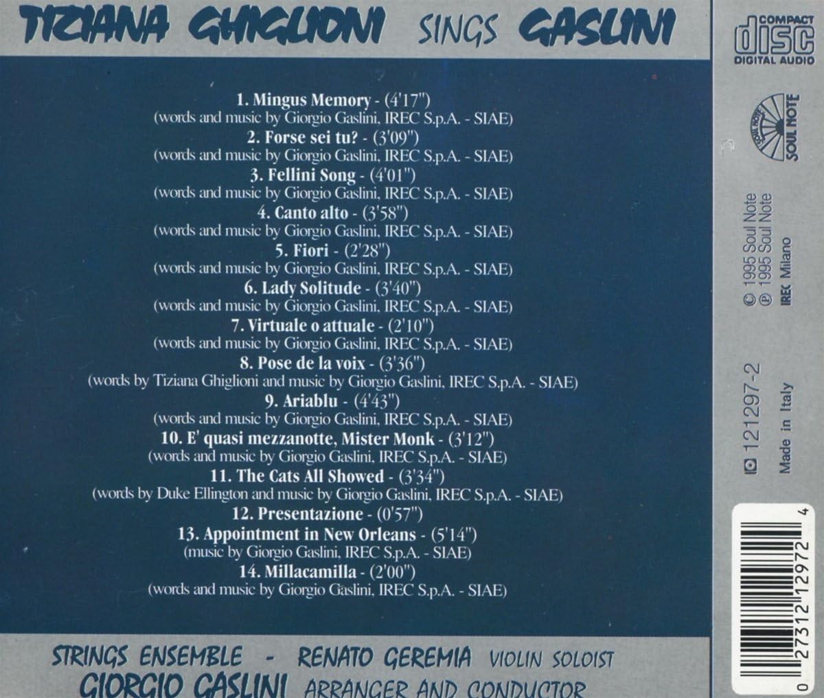 Sings Gaslini
