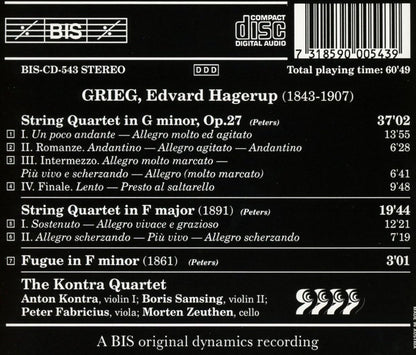 Complete Music for String Quartet (Kontra Quartet)