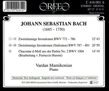 Inventions and Sinfonias (Mamikonian)