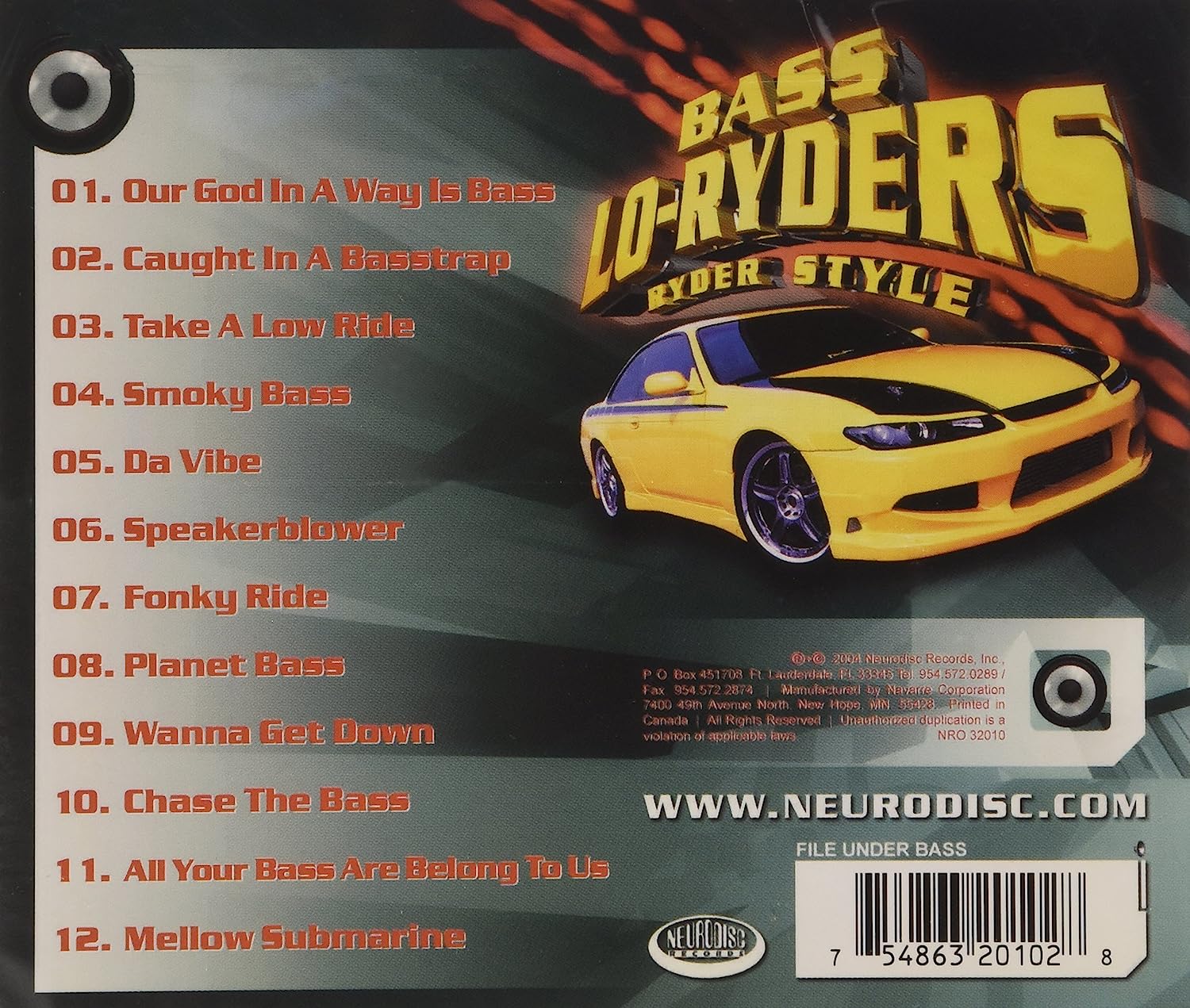 Bass Lo-Ryders - Ryder Style