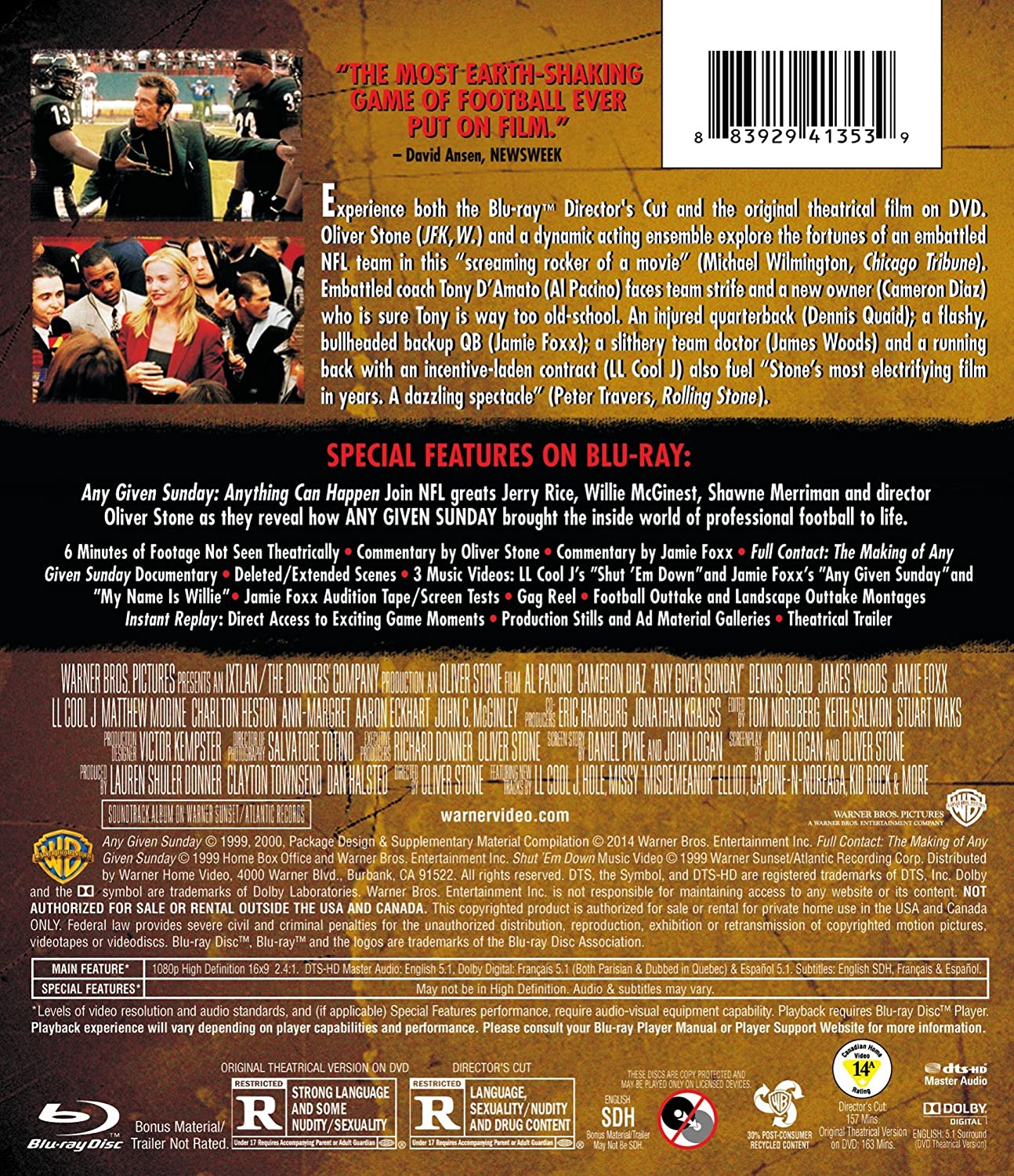 Any Given Sunday: 15th Anniversary