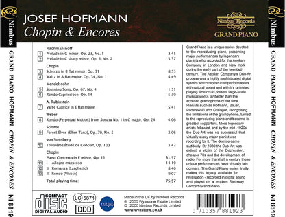 Chopin and Encores (Josef Hofman)