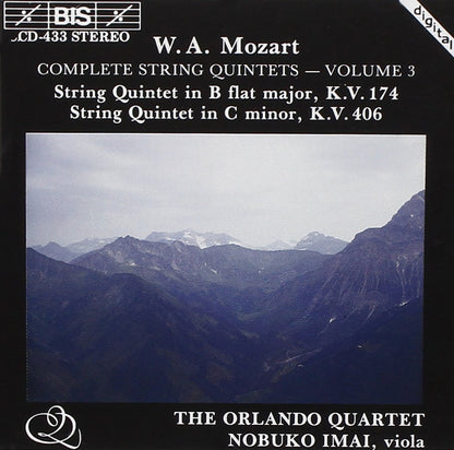 Complete String Quintets Vol. 3 (Orlando Quartet, Imai)