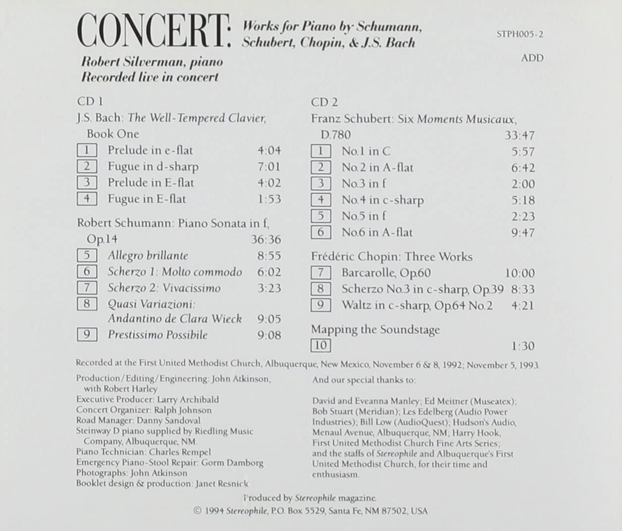 Well-Tempered/Sonata Piano/Moments