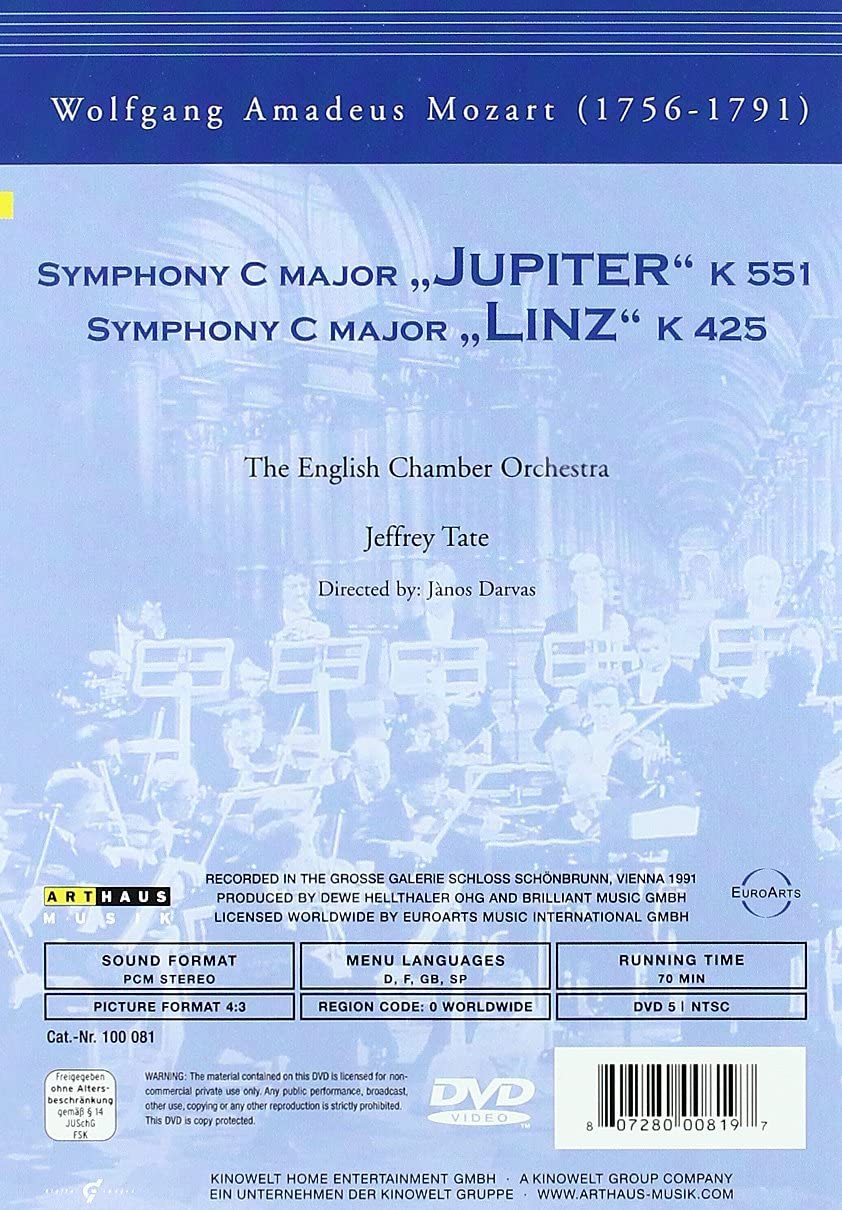 Mozart: Symphonies In C Major