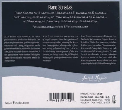 Piano Sonatas 1: Sonatas 11 31 38 & 55 Fantaisie