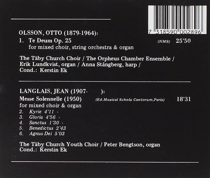 Sacred Choral Works (Stangberg, Lundkvist, Ek)