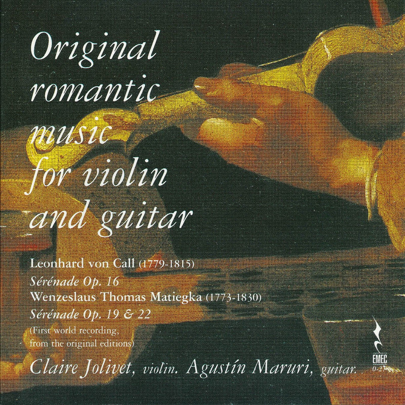 Original Romantic Music For Violin And Guitar
