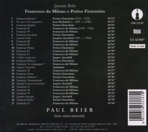Lute Fantasias (Beier)