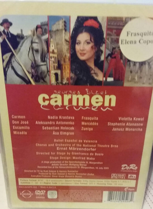 Bizet - Carmen / Krasteva, Velazquez-Diaz, Holecek, Antonenko, Elmsgren, Vassilev, Marzendorfer, St Margarethen Opera Festival