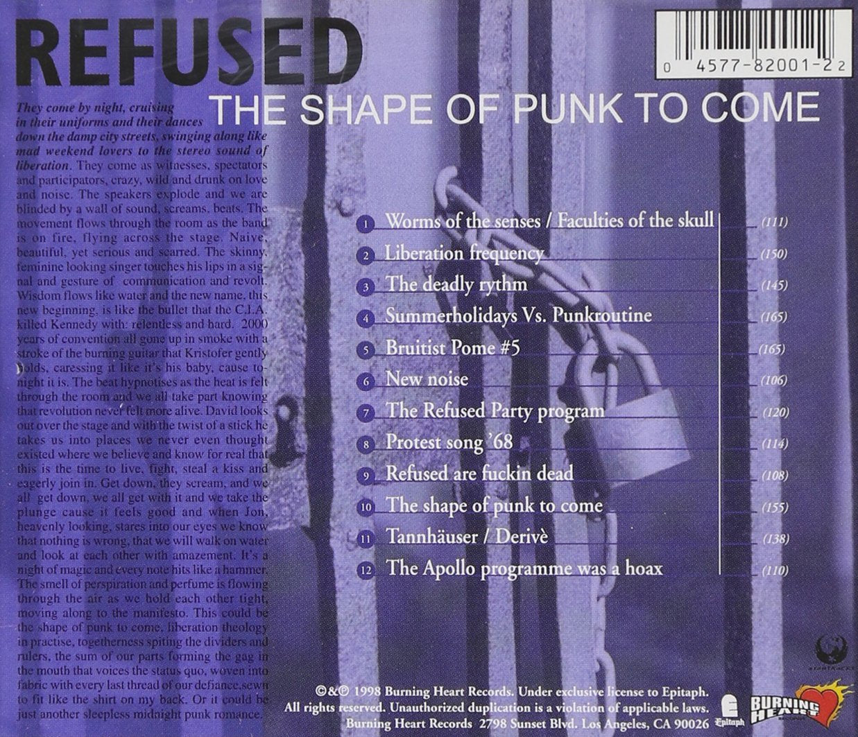 The Shape of Punk to Come: A Chimerical Bombation In 12 Bursts