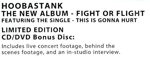 Hoobastank - Fight or Flight Limited Edition with Bonus DVD (2 CD)