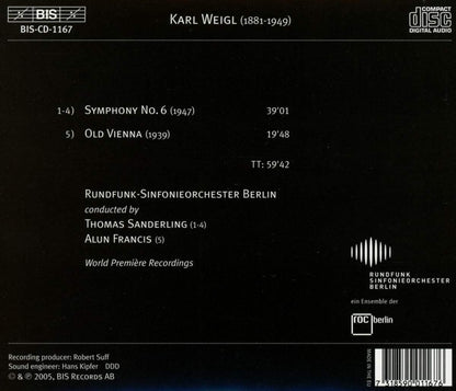 Symphony No. 6, Old Vienna (Francis, Sanderling)