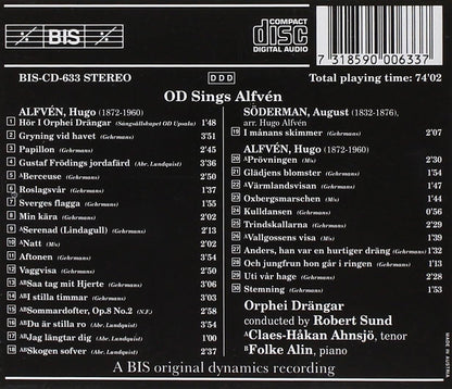 Od Sings Alfven (Sund, Orphei Drangar, Alin, Ahnsjo)