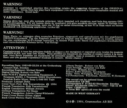 Symphony No.2/romance in C for String Orchestra (Jarvi)