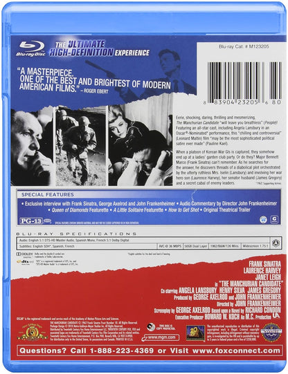 Manchurian Candidate, The Blu-ray