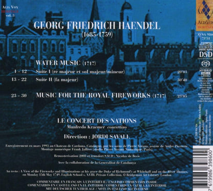 Water Music Suites I and Ii (Savall)