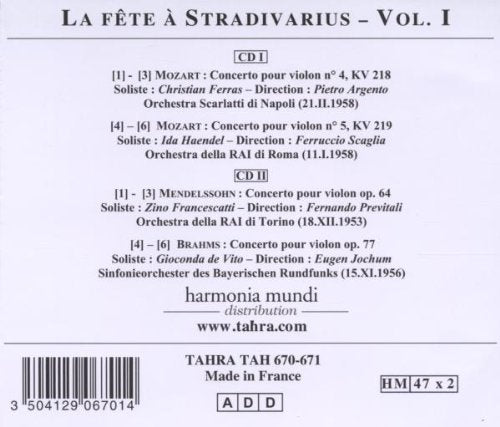 Ein Fest Fr Stradivari Vol.1