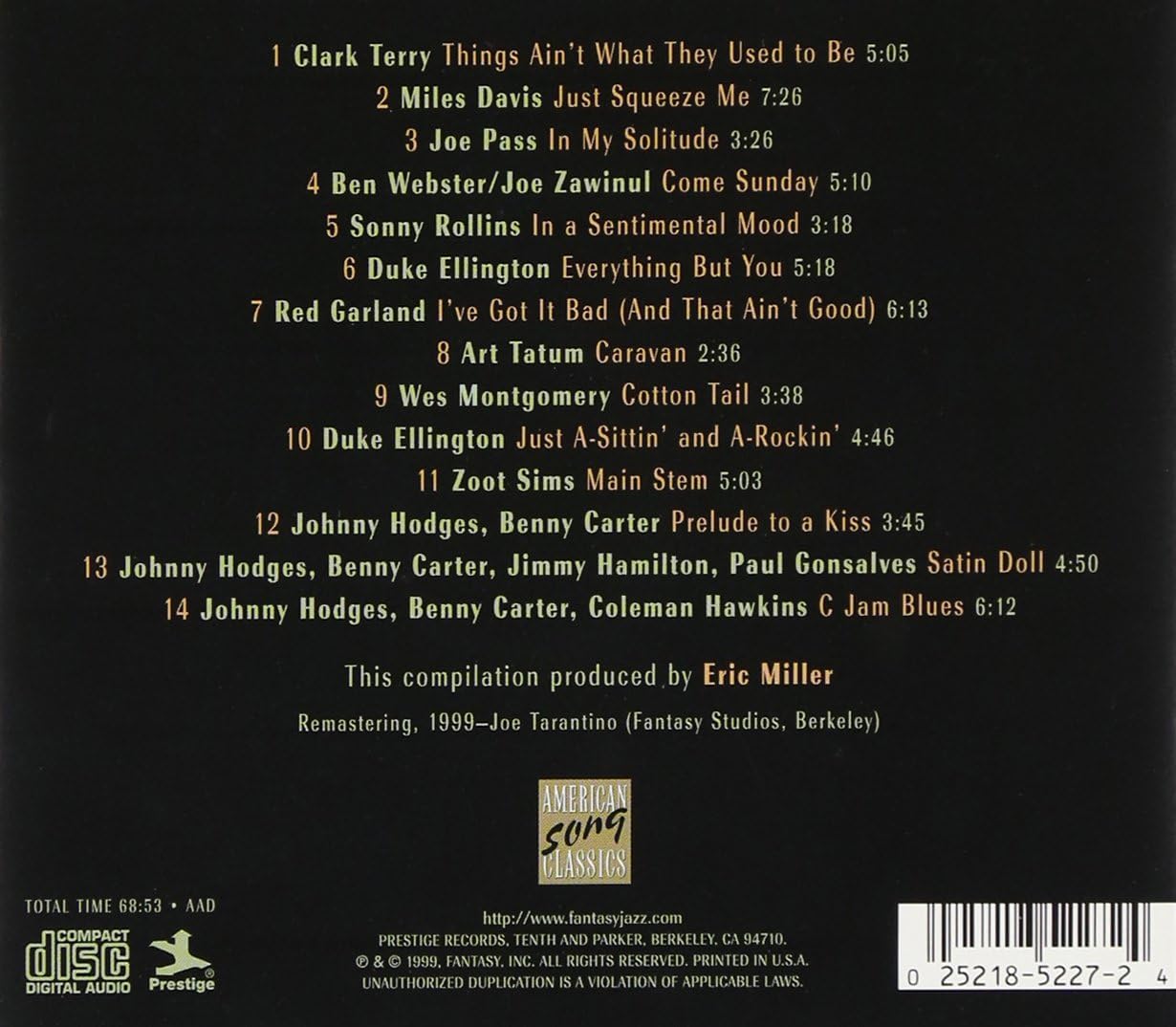Play Duke Ellington-Caravans