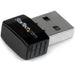 StarTech.com USB 2.0 300 Mbps Mini Wireless-N Network Adapter - 802.11n 2T2R WiFi Adapter - USB Wireless Adapter - N300 Wireless NIC (USB300WN2X2C), Black
