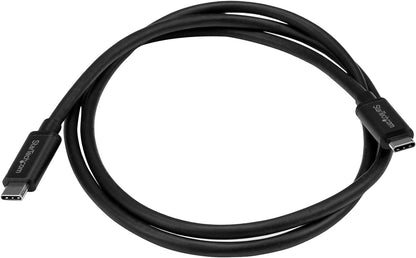 StarTech.com 3ft / 1m USB C to USB C Cable - USB 3.1 (10Gbps) - 4K - USB-IF - Charge and Sync - USB Type C to Type C Cable - USB Type C Cable (USB31CC1M