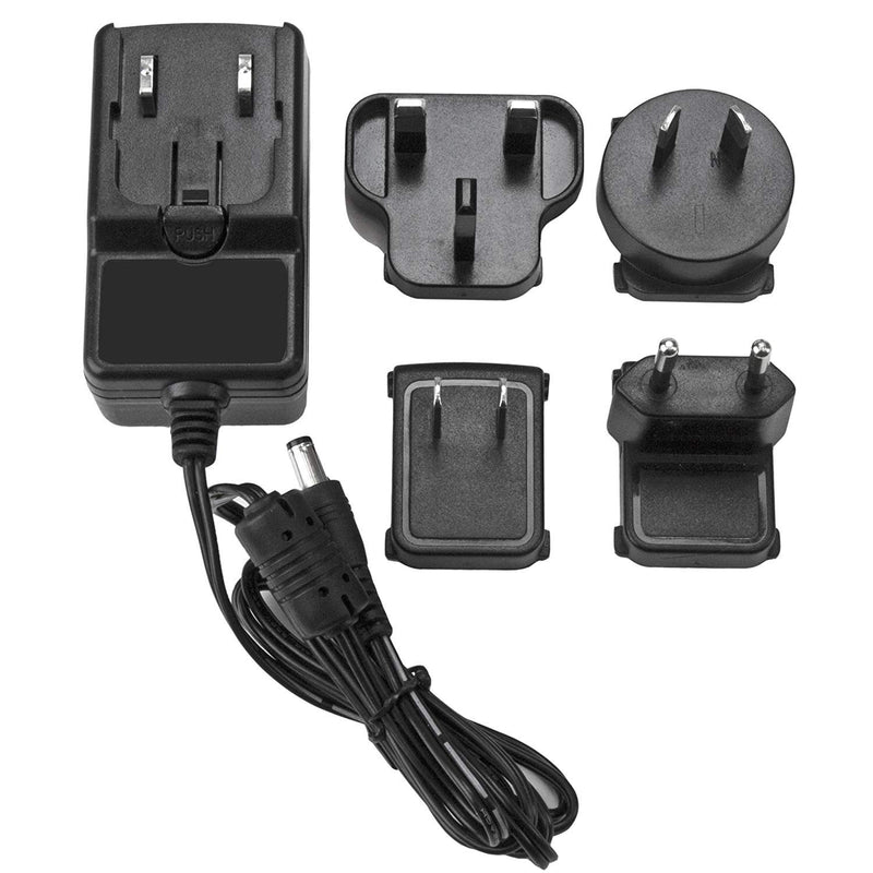 StarTech.com DC Power Adapter - 12V, 2A - Universal Replacement Power Adapter (NA, EU, UK, AU) (SVA12M2NEUA