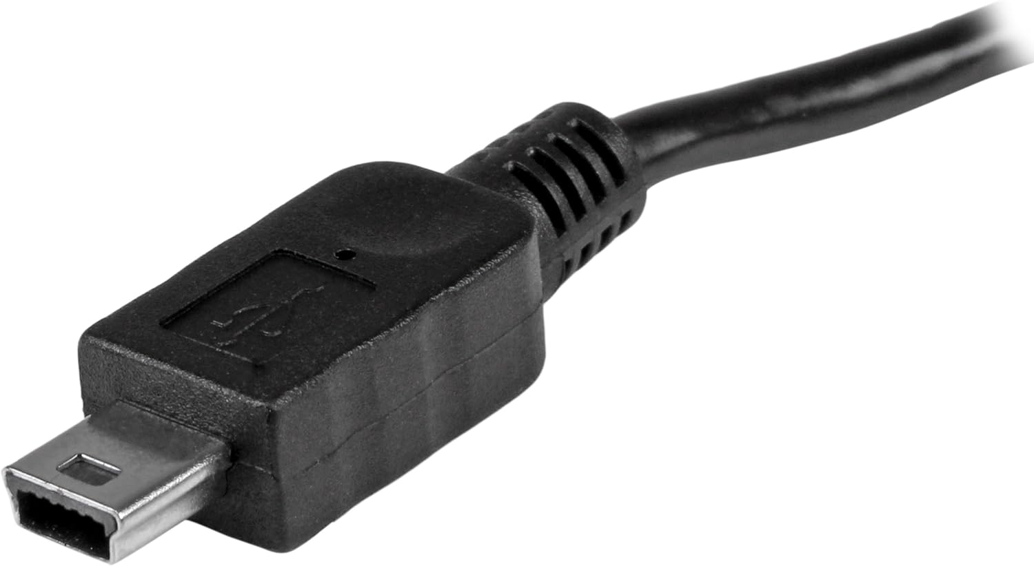 StarTech.com 8in USB OTG Cable - Micro USB to Mini USB - M/M - USB OTG Mobile Device Adapter Cable - 8 inch (UMUSBOTG8IN), Black Black 8 Inch Micro USB to Mini USB Cable